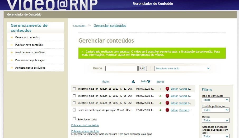 Aguardar Publicacao